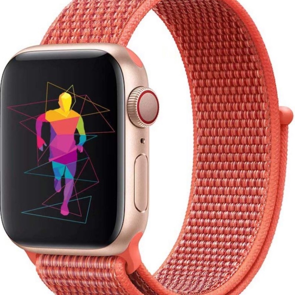 Orange Apple Watch Band